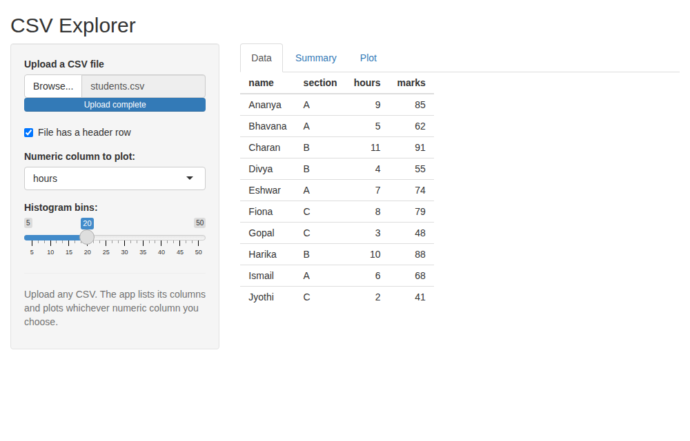 18_shiny_app.R: screenshot 1 of 4, taken while the program ran